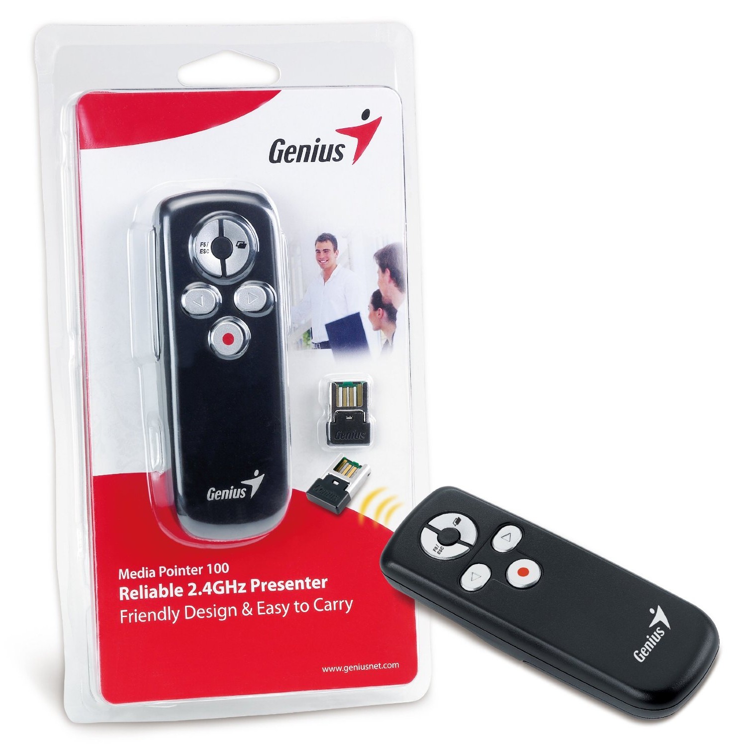PREZENTER GENIUS MEDIA POINTER 100