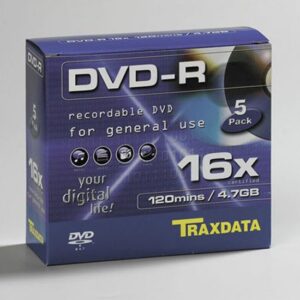 TRAXDATA DVD-R, 16X SLIM BOX 4,7 GB