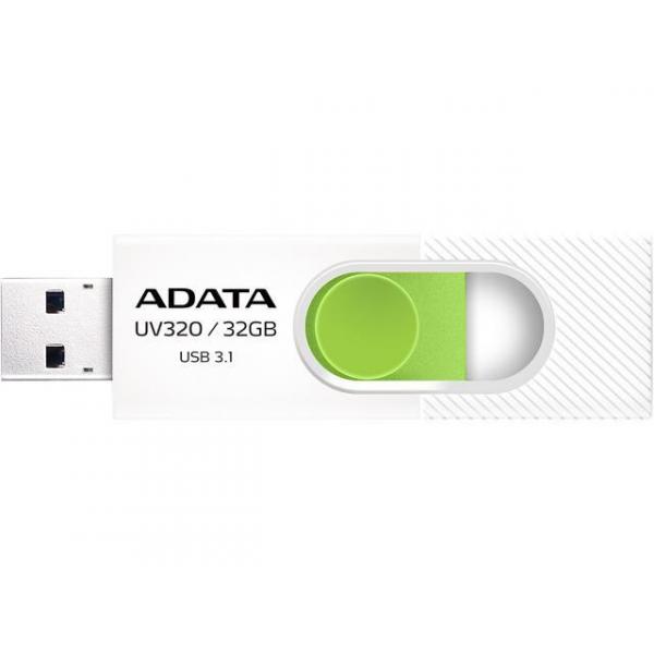 ADATA USB Flash Drive 32GB USB3.2 UV320 WhiteGreen
