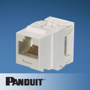 NK688MWH Panduit NetKey Cat 6 UTP punchdown jack module, bijeli