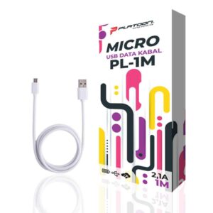 KABL USB DATA PL-1M MICRO 1m 2.1A PLATOON