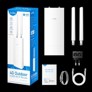Cudy Outdoor 4G LTE Cat4 N300 Wi-Fi Router LT400-OUT