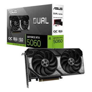 Grafička karta ASUS VGA DUAL-RTX5060-O8G 8GB GDDR7 OC, 128-bit, 3x DP, 1x HDMI/ 36 mjeseci