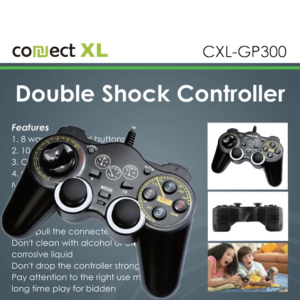 Gamepad Connect XL CXL-GP300/ Kontroler za PC sa vibracijom , 14 tipki, Double shock/ 6 mjeseci