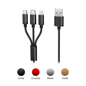 KABAL  PLC2510 3u1 PROXELLE micro, USB C, Lightning