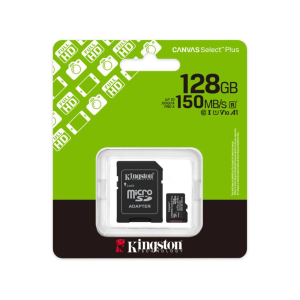 Memorijska kartica SD MICRO Kingston 128GB Canvas Select Plus + Adapter SDCS3/128GB