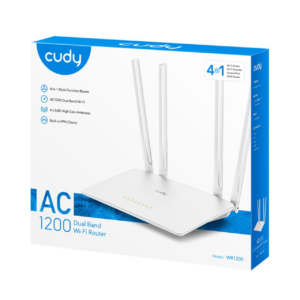 Router Wi-Fi Cudy WR1200E, AC 1200, VPN