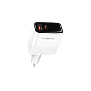 Univerzalni punjač Gigatech, GXC350, GAN, USB i C izlaz, 35W, Crni