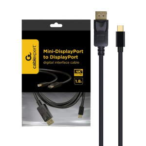 Mini DisplayPort to DisplayPort digital interface adapter kabal GEMBIRD 1.8m, CCP-mDP2-6