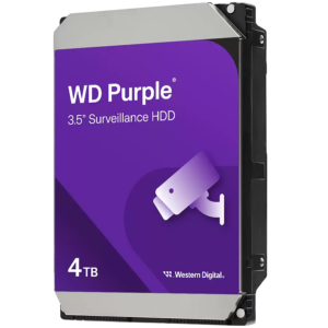 HDD WD Purple 4TB WD44PURZ CMR, 3.5', 128MB, SATA 6Gbps
