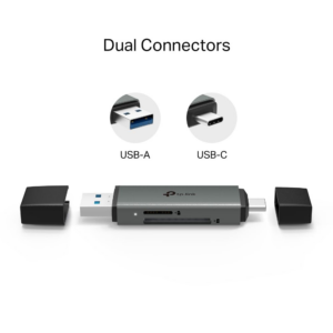 TP LINK UA430D USB 3.0 Type-C&A to SD & microSD 3.0 Card Reader