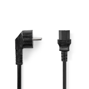 NEDIS kabal za napajanje schuko m kutni - IEC-320-C13 2.0m CEGL10000BK20