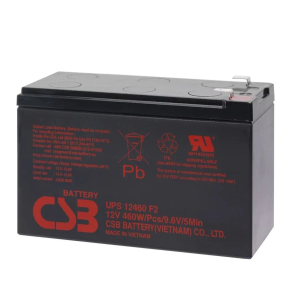CSB Battery UPS 12460 high-rate UPS12460F2 VRLA 12V 9.6Ah