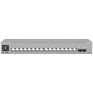 USW-PRO-MAX-16-EU  Ubiquiti 16-port, Layer 3 Etherlighting switch 2.5 GbE and versatile mounting options, 4x 2.5 GbE RJ45 ports, 12x GbE RJ45 ports, 2x 10G SFP+ ports