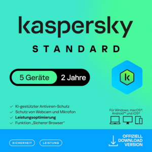Kaspersky Standard, base, 2 year, 5dvc