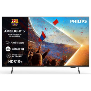 TelevizorPhilips 50 PUS8001 4K Ambilight TV s 3 strane/ AmbiScape/ TITAN OS/ Pixel Precise Ultra HD/ HDR10+/ memorija 8 GB/ zvuk RMS 20W/ Dolby Digital/ Dolby Atmos/ DTS:X/ HDMI 2.1/ boja mat crna/ 24 mjeseca