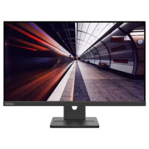 Monitor ThinkVision E24-40, 23.8" IPS, 1920x1080 FHD, 1300:1, 250 nits, 100Hz, 178 / 178, 16:9, 4/6ms, HDMI, DP, VGA, 2x 2w, Tilt, Swivel, Pivot, Height Adjust Stand, VESA, Raven Black, 3Yr / 64BAMAR1EU