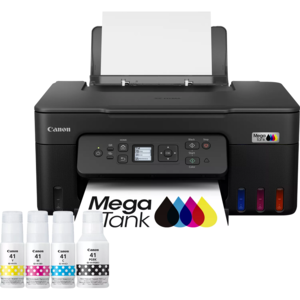 Printer Canon PIXMA G3480 / Multifunkcijski: print, copy, scan, WIFI, serija G (Megatank), Automatski duplex. Display, Model sa dopunjivim spremnicima tinte za veoma pov oljan ispis velikog broja stranica/ 12 mjeseci