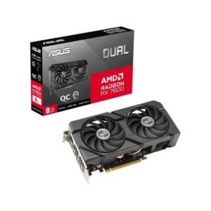 Grafička karta ASUS VGA DUAL-RX7600-O8G-EVO 8GB GDDR6, 128-bit, 3x DP, 1x HDMI / 36 mjeseci