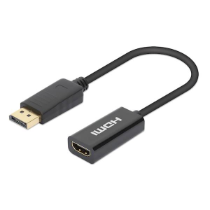 ADAPTER MANHATTAN Active DP-Male/HDMI-Female, 4K@60Hz - Image 1