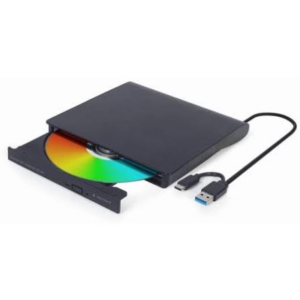 Gembird DVD-RW USB 3.1 Slim External Black - Image 1
