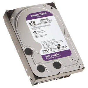 HDD Video Surveillance WD64PURZ  WD Purple 6TB CMR/  3.5/  256MB /  SATA 6Gbps /  TBW/  180/ 36 mjeseci