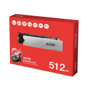 SSD ADATA 512GB M.2 PCIe Gen4 x4 XPG GAMMIX S60 AGAMMIXS60-512G-CS